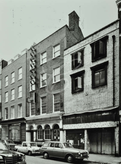 17-19 Greek Street 1975.jpg. Click on the picture to enlarge